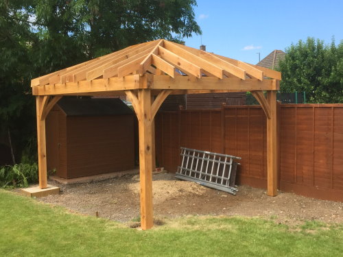 Oak Framed Pergola